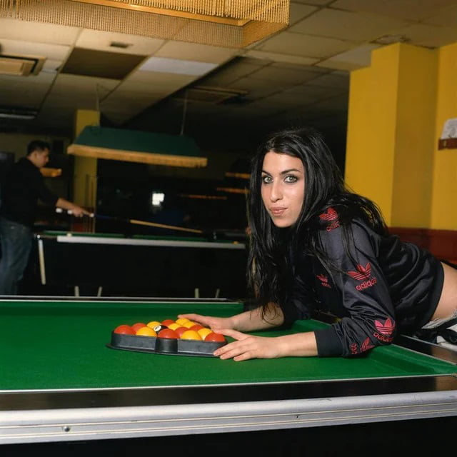 Amy Winehouse before she got famous. Photographed by her fri