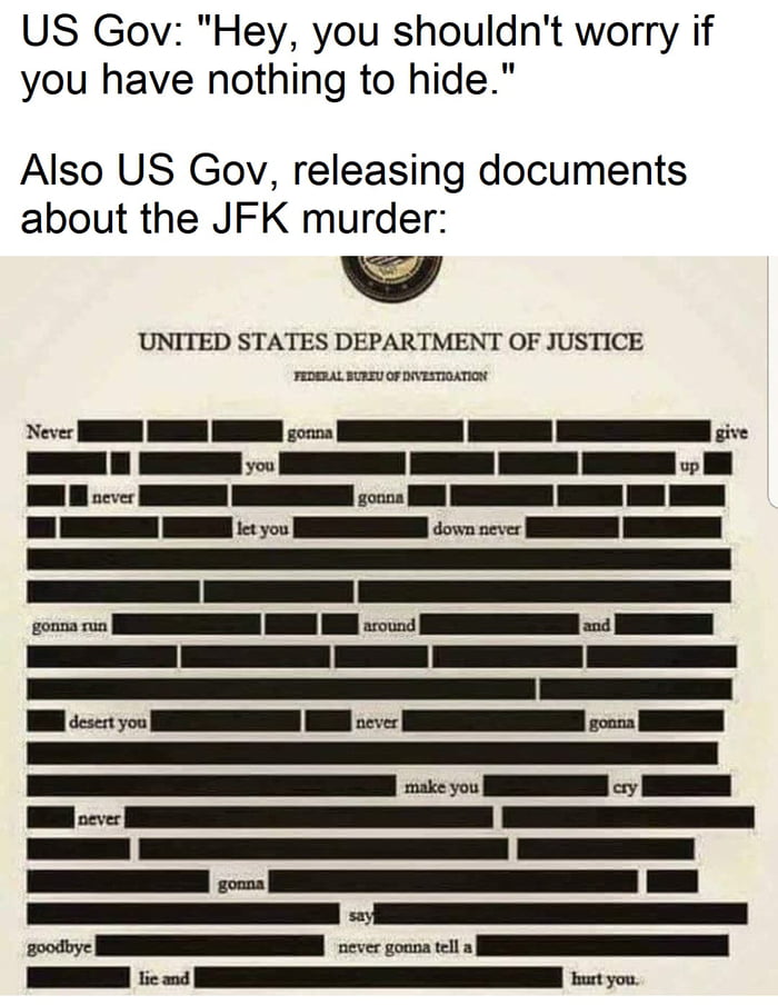 Shit so redacted that it looks like a SCP article