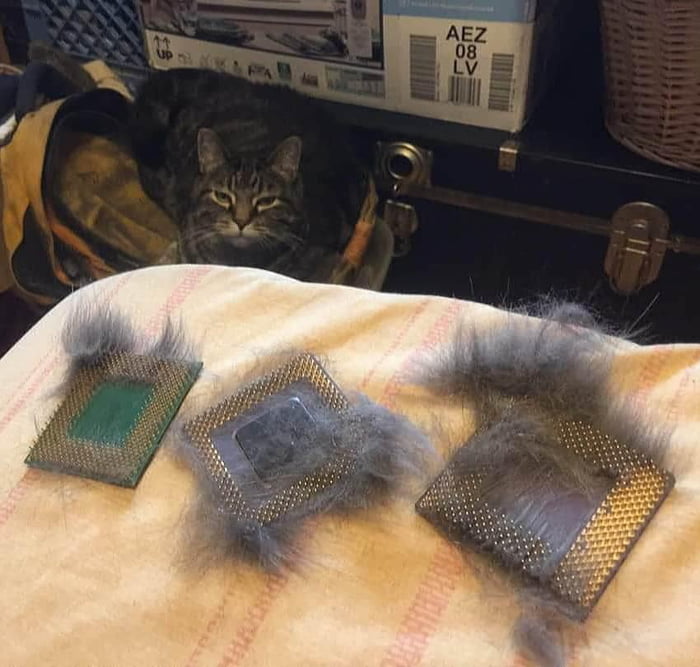 The things you can do with those old burnt out processors: