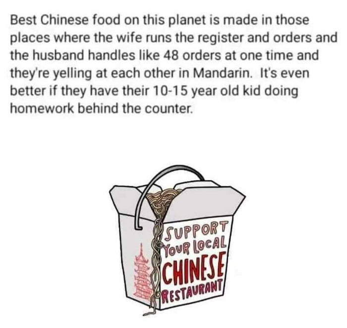 Chinese food support
