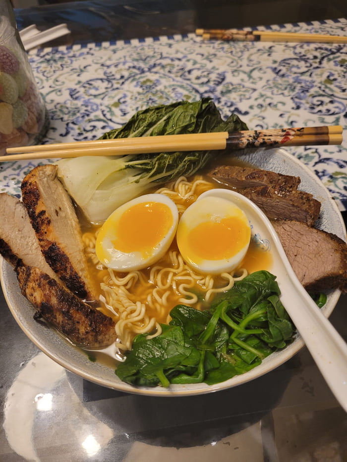 First time home made ramen. What do you guys think?
