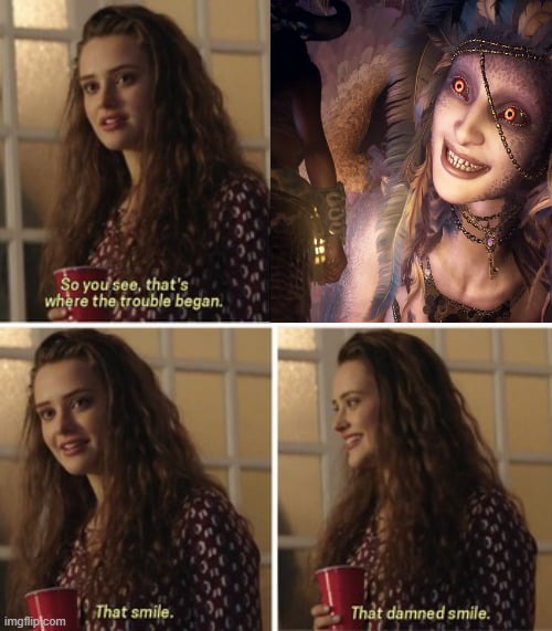 That damned smile