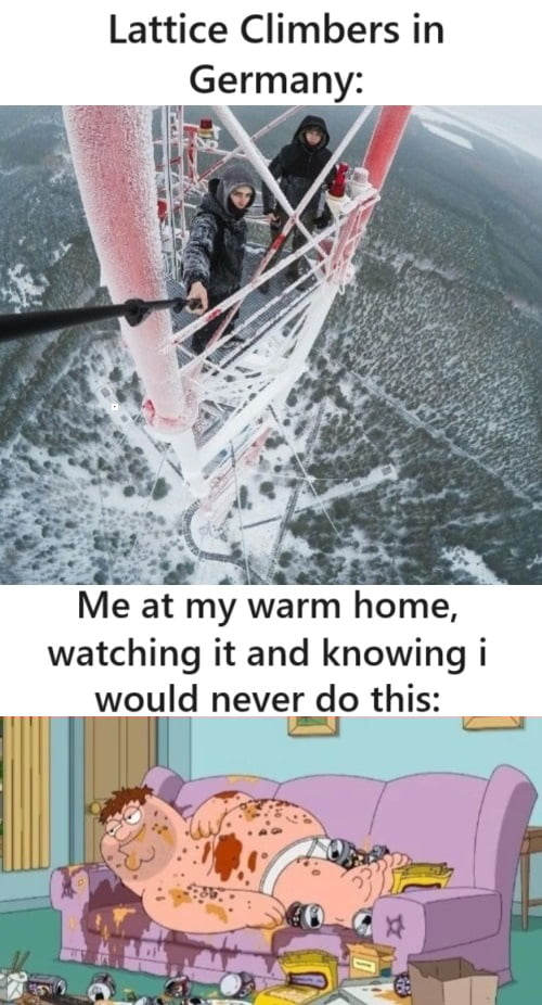 No thanks, i stay at my warm Home