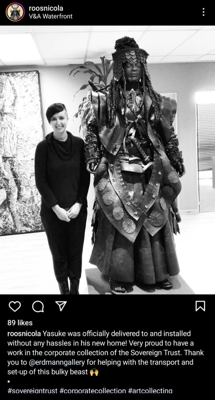 Turns out the sculpture that made Yasuke famous isn't from J Image