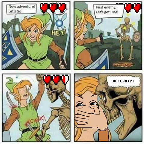 A Dark Souls skeleton in another game