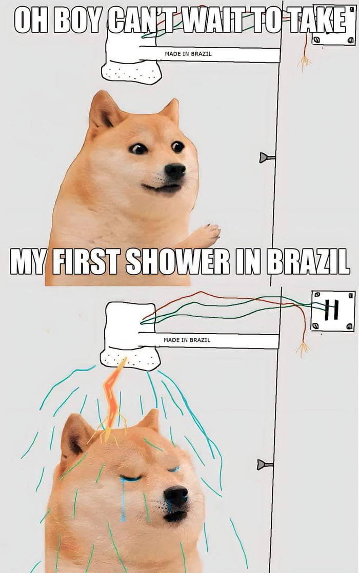Shower time in brazil Image