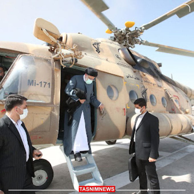 Helicopter carrying Iranian President Raisi crashed, Iranian Image